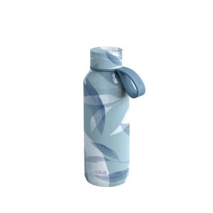 BOUTEILLE EN ACIER INOXYDABLE QUOKKA BLEU VENT 510 ML.