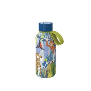 BOUTEILLE ISOTHERME QUOKKA KIDS JUNGLE 330 ML .