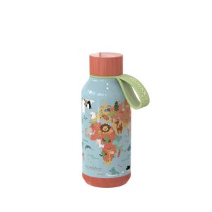 BOUTEILLE ISOTHERME QUOKKA KIDS MAP OF LIFE 330 ML.