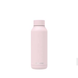 BOUTEILLE QUOKKA ACIER INOXYDABLE QUARTZ ROSE POUDRE 510 ml.