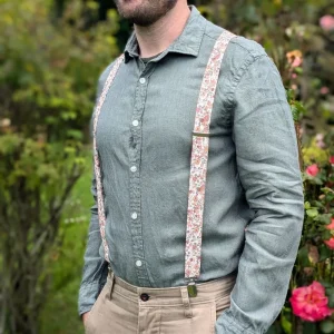 Bretelles adultes coton poétique