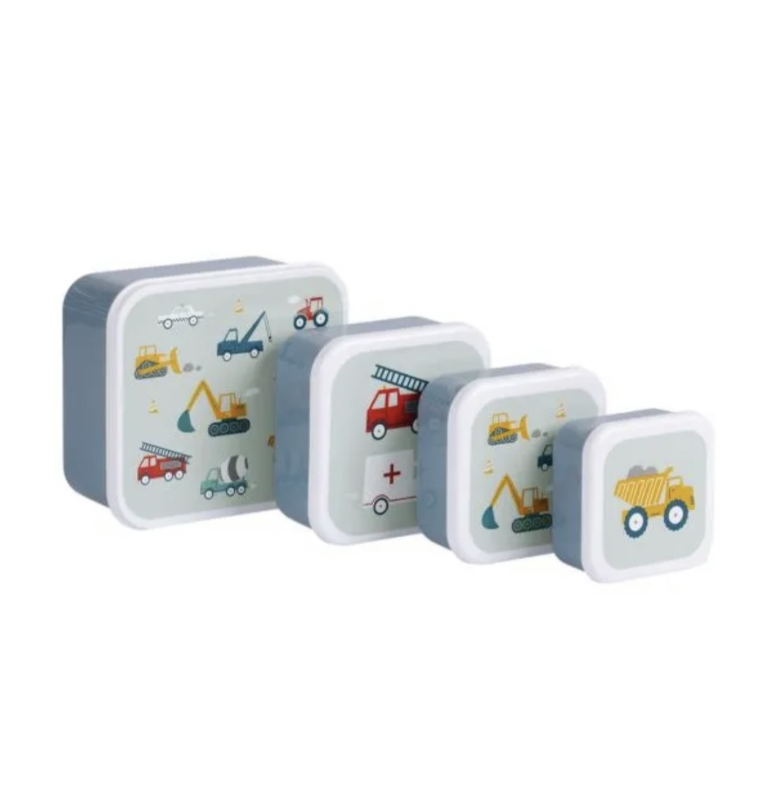 Boîtes à goûter gigognes: Véhicules.