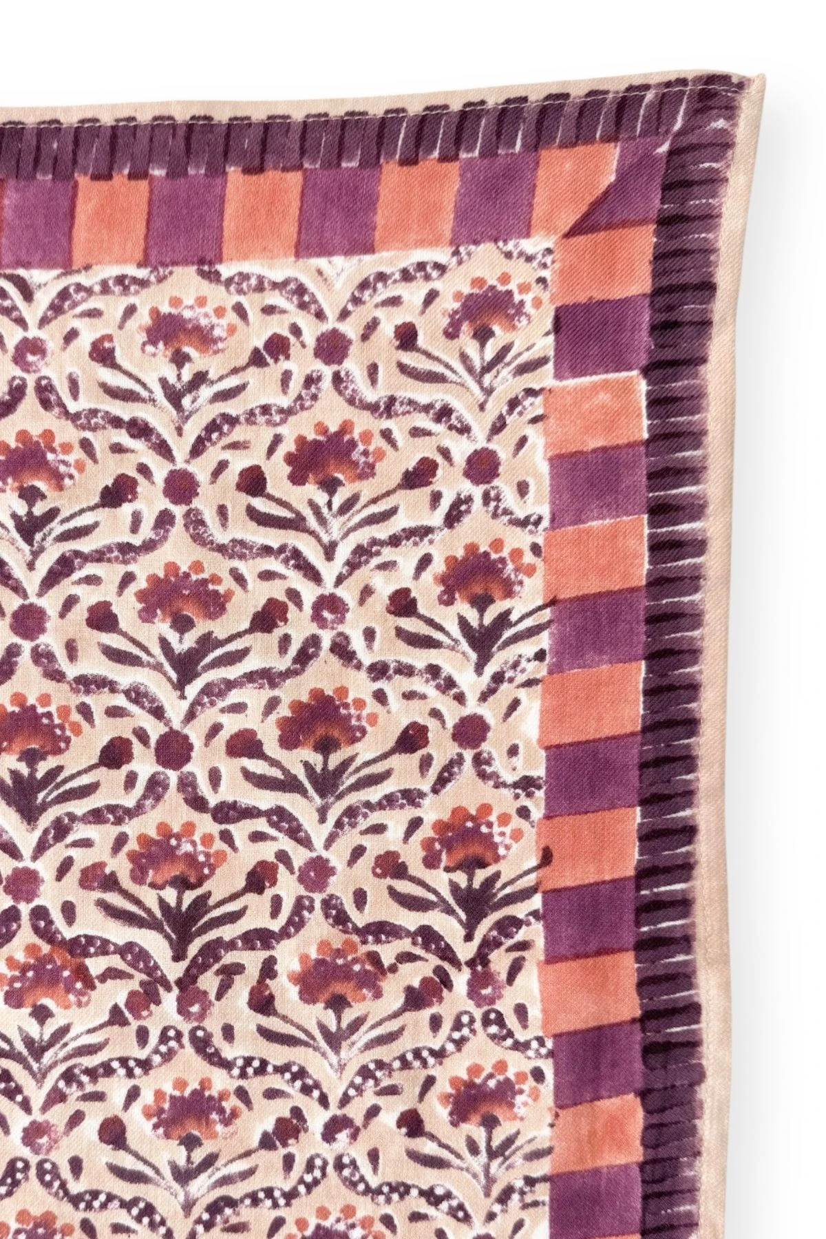 Apaches Collections – Big Foulard Latika « Cactus » Macadamia. – Image 4