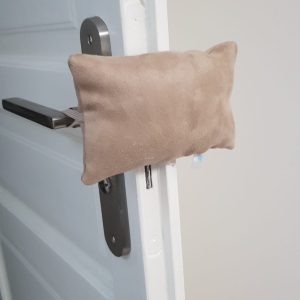 Cale Porte en tissu pour poignée de porte | Anti claque porte Déco Intérieure