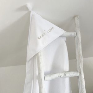 Cape de bain « baby love ».