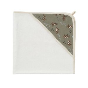 Cape de bain Fresk faon olive.