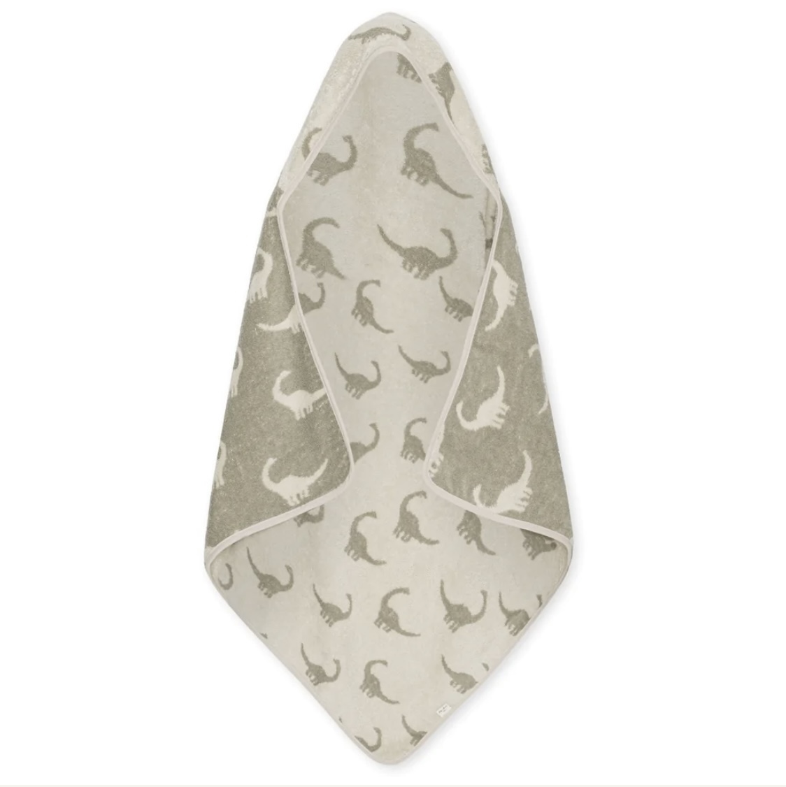 Cape de bain dino éponge.