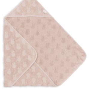 Jollein cape de bain 75x75cm Miffy Jacquard Wild Rose.