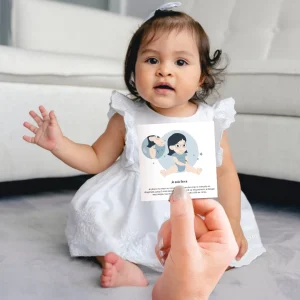 Pack 3 lots de cartes bébé signe