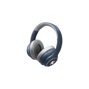 K-EARS Casque audio bluethooth bleu.