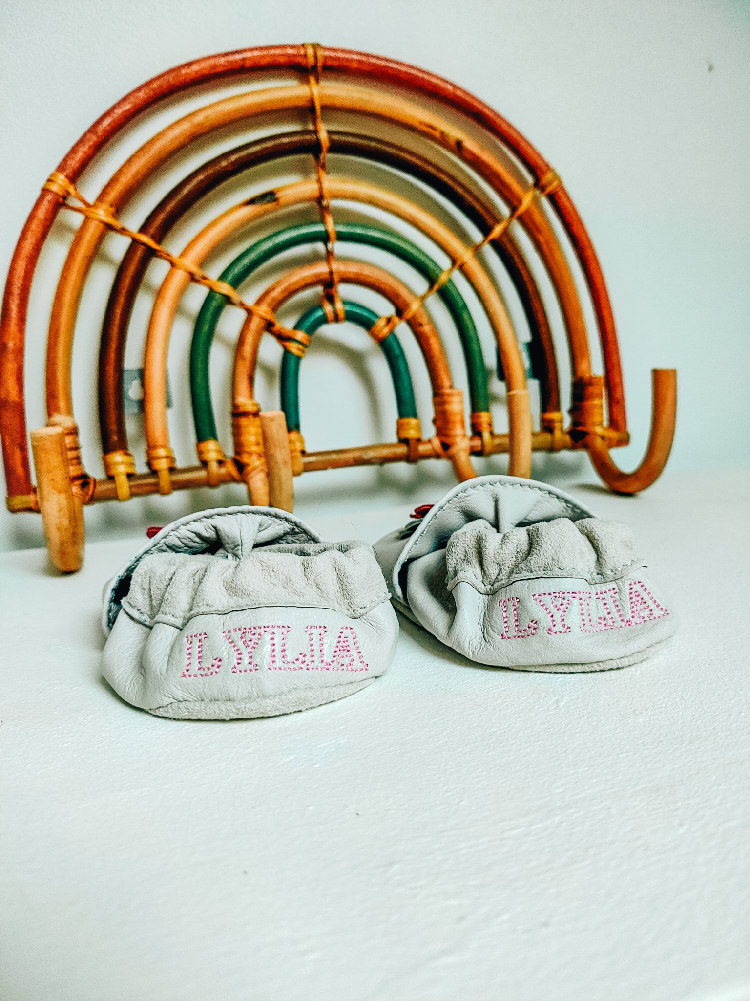 Chaussons Bébé Papillon | Cuir souple à personnaliser – Image 5