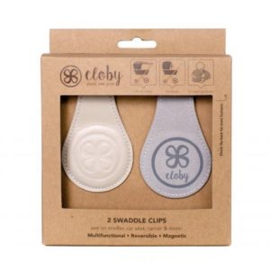 Cloby clips cuir beige.