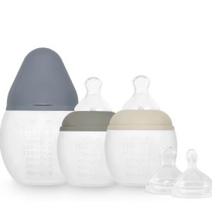 Biberons Elhée Trio « COFFRET DE NAISSANCE » (coloris buddy).
