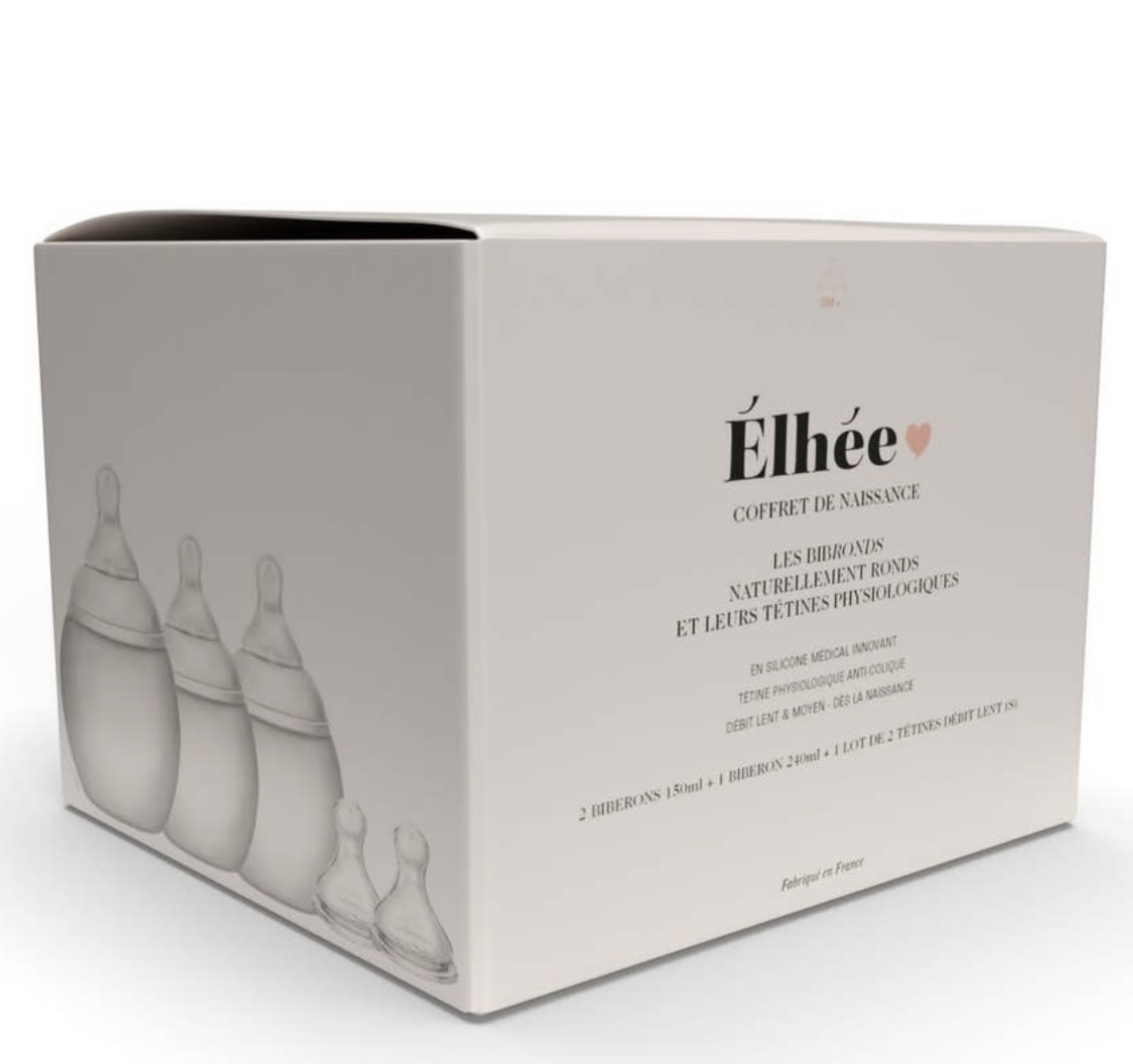 Biberons Elhée Trio « COFFRET DE NAISSANCE » (coloris buddy). – Image 6