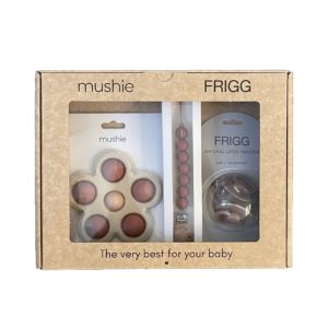 Coffret naissance Frigg / mushie rose.