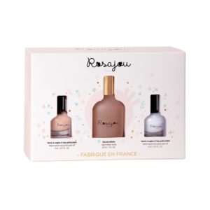 Eau de toilette & 2 vernis. Rosajou