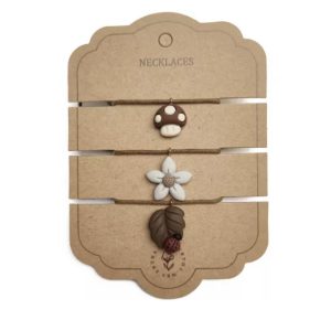 Set de 3 colliers, modèle forest.