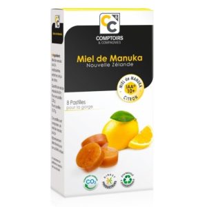 Miel de manuka iaa 10+8 pastilles pour la gorge COMPTOIRES ET COMPAGNIES