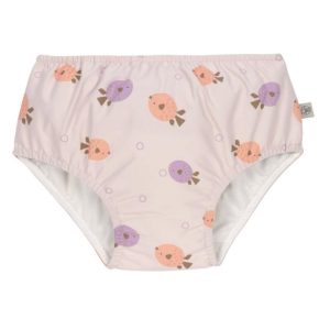 Maillot de bain couche – Poisson, rose clair 7-12mois.
