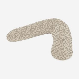 Coussin d&rsquo;allaitement 190 x 40cm avec housse Léopard.