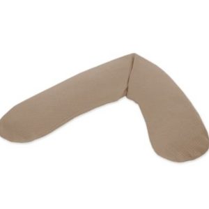 Coussin d’allaitement 190 x 40cm avec housse en coton finement tricoté – savannah.