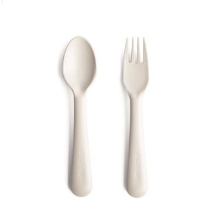 Mushie couvert « ivoire ».