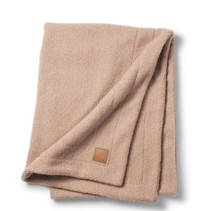 Couverture Pearl Velvet Pink Bouclé.