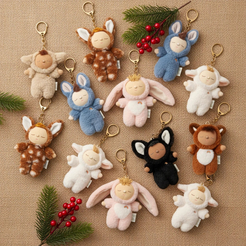 Cozy Bag Charm Lamby Pip – Olli Ella. – Image 2
