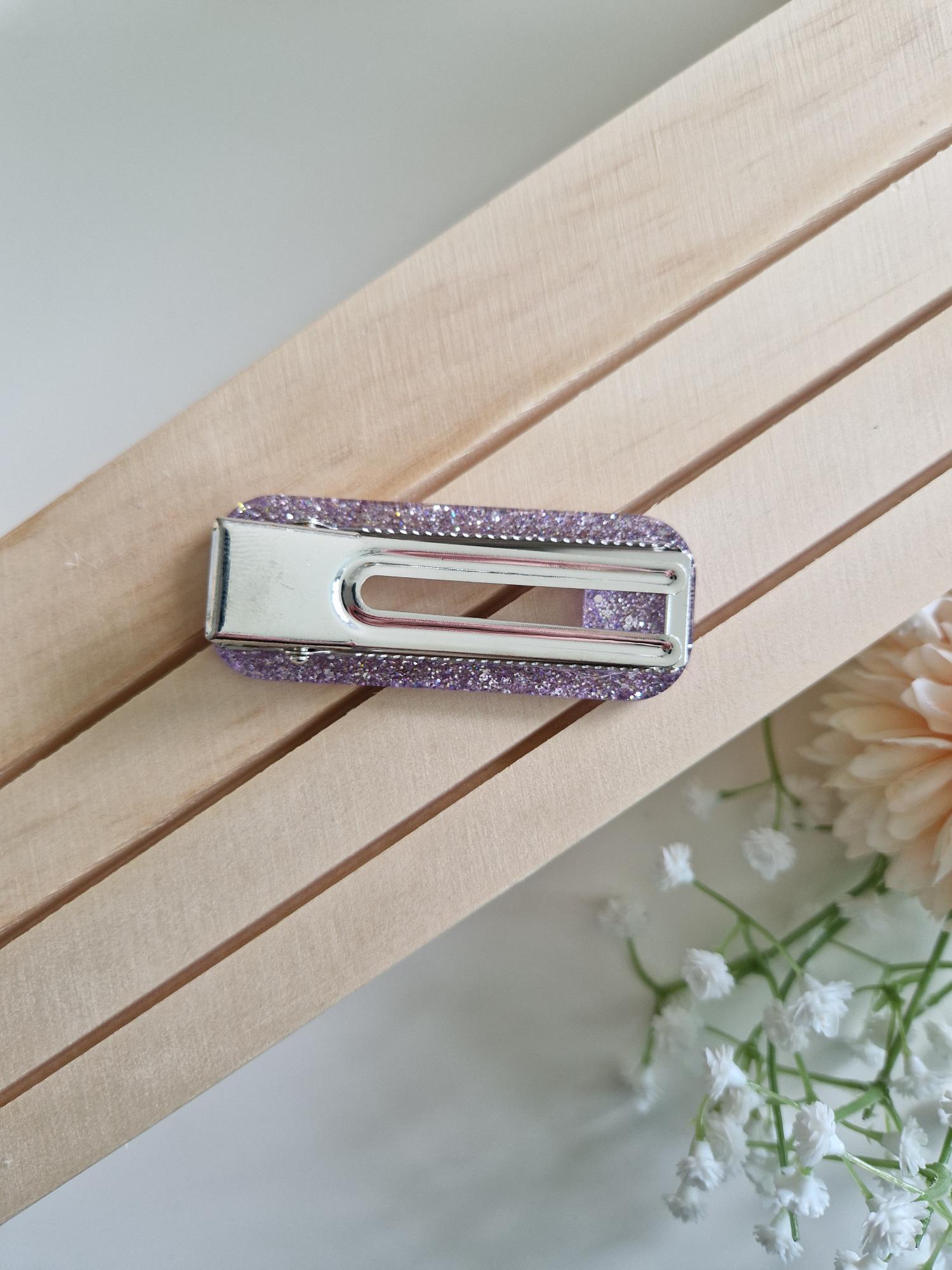 Barrette Parme rectangle – Image 2