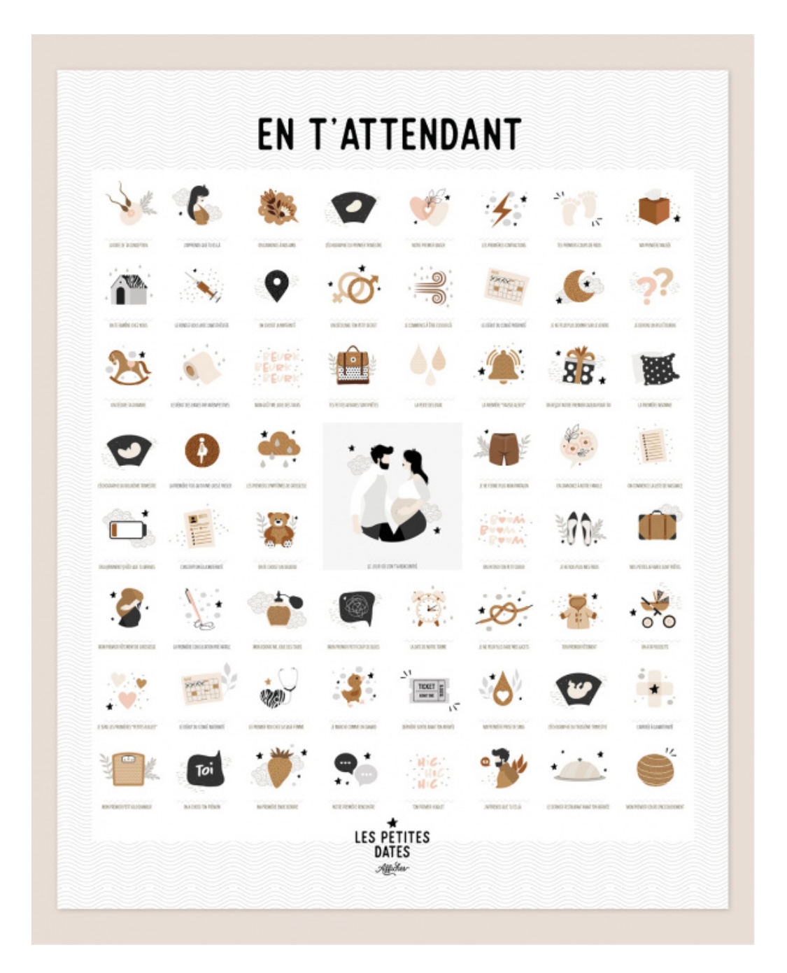 Affiches Pack Duo « EN T’ATTENDANT » + « MES PREMIÈRES FOIS ». – Image 2