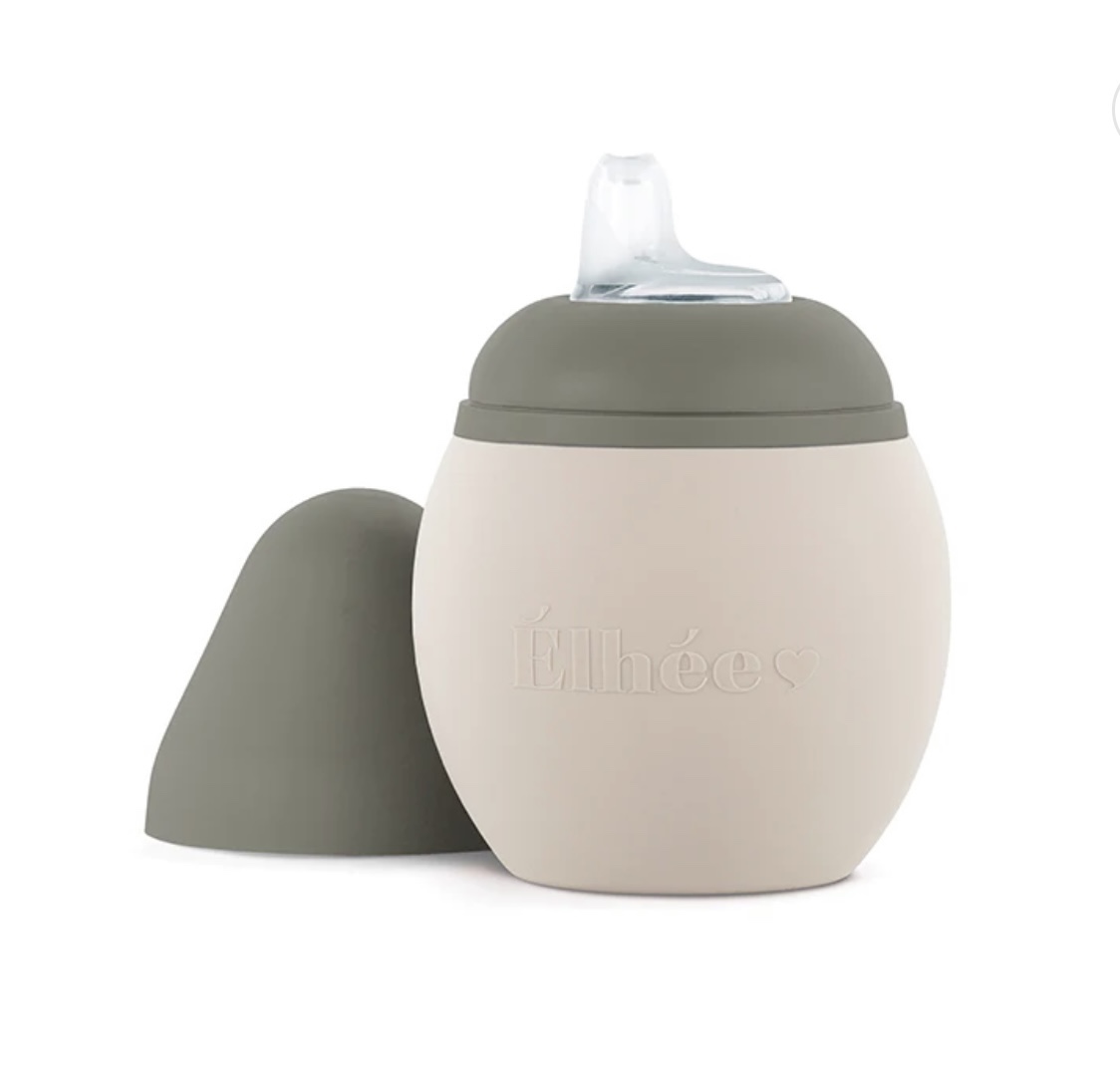 Biberon Elhée gourde d’apprentissage Sand/Kaki.