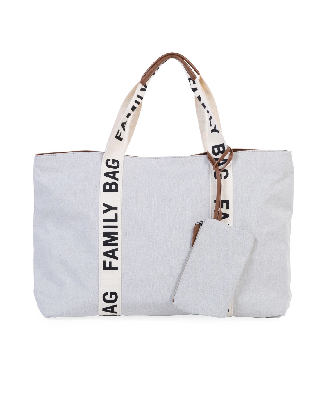 FAMILY BAG SAC A LANGER – SIGNATURE – CANVAS – ECRU. – Image 3