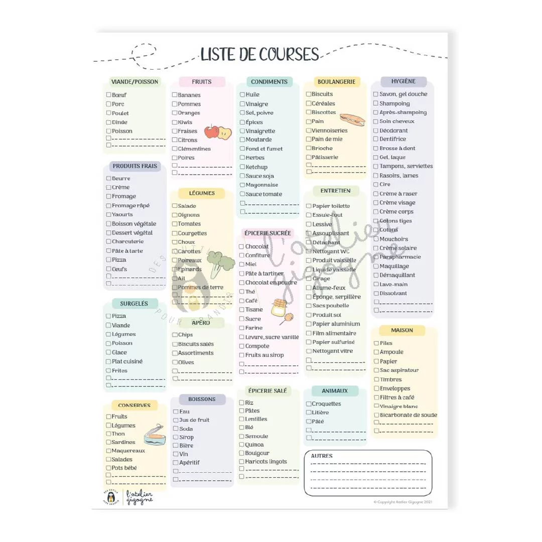 Liste de courses – Image 5