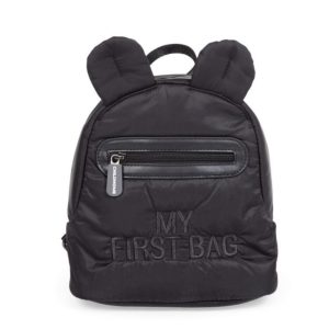 My First Bag Sac A Dos Pour Enfants Matelassé Noir.