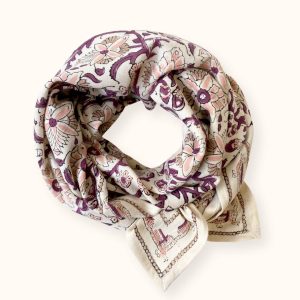 Apaches Collections – Big Foulard Latika « Bird » Milk.