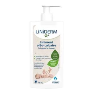 Liniment oleo calcaire avec pompe liniderm GILBERT 480 ml