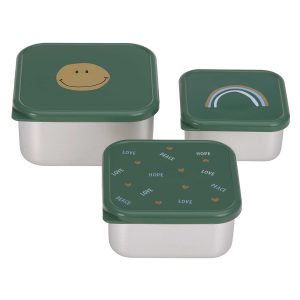 Boîtes à goûter gigognes (inox) – Happy Rascals Smile.