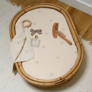 Housse pour matelas à langer hirondelles – Gentil Coquelicot.