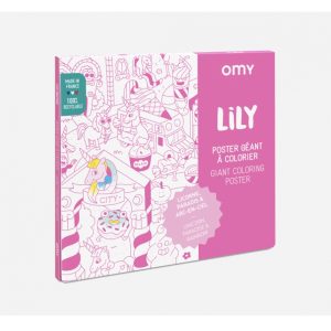 Poster géant à colorier- Lily