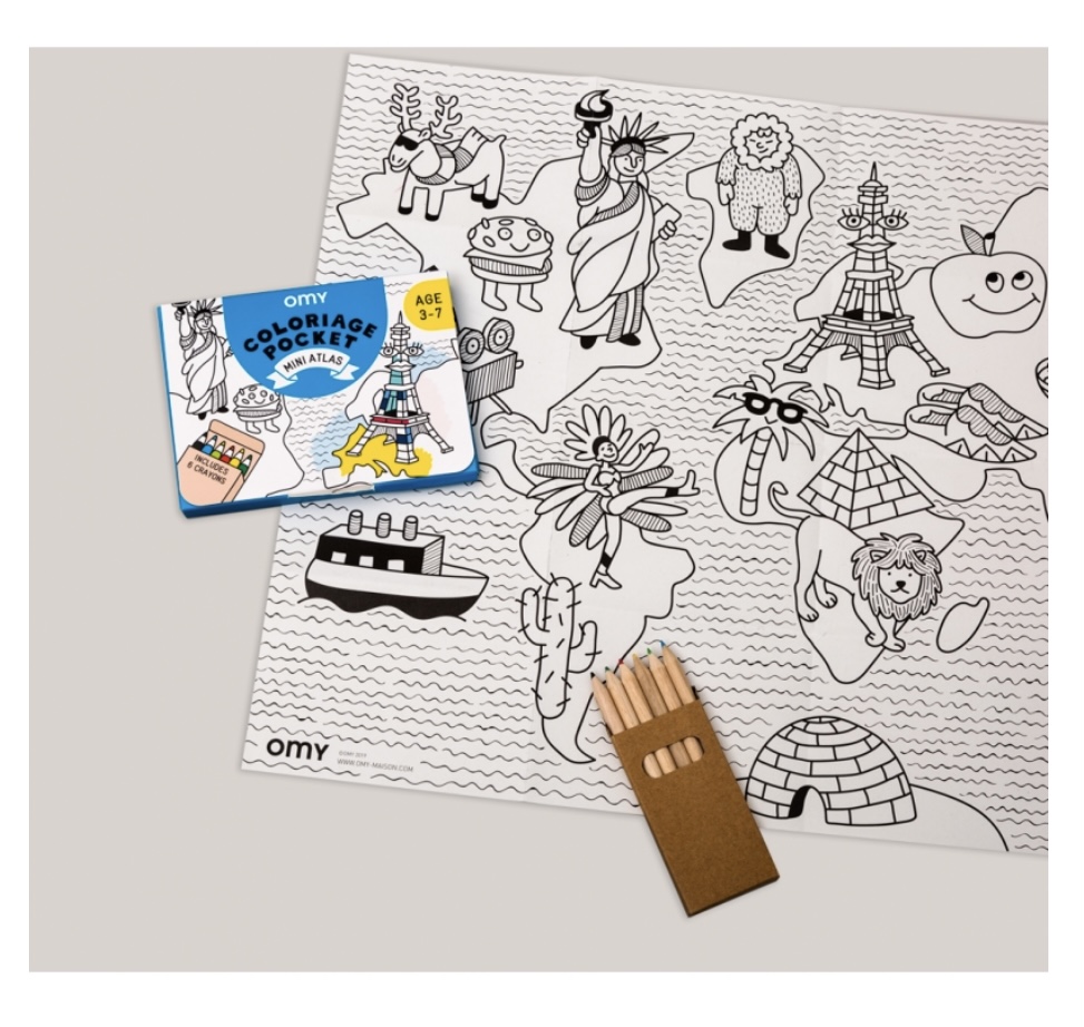 Coloriage pocket- Mini atlas – Image 2