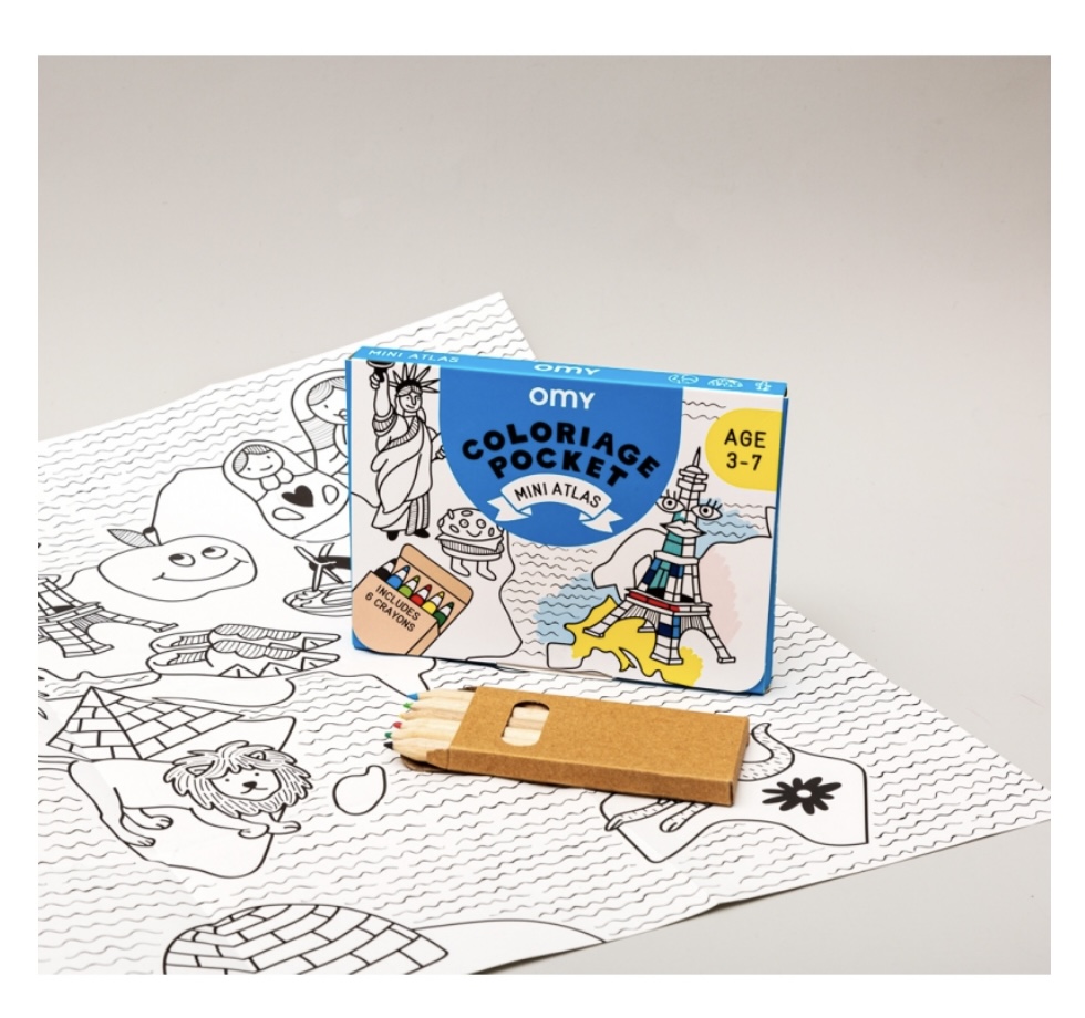 Coloriage pocket- Mini atlas – Image 3