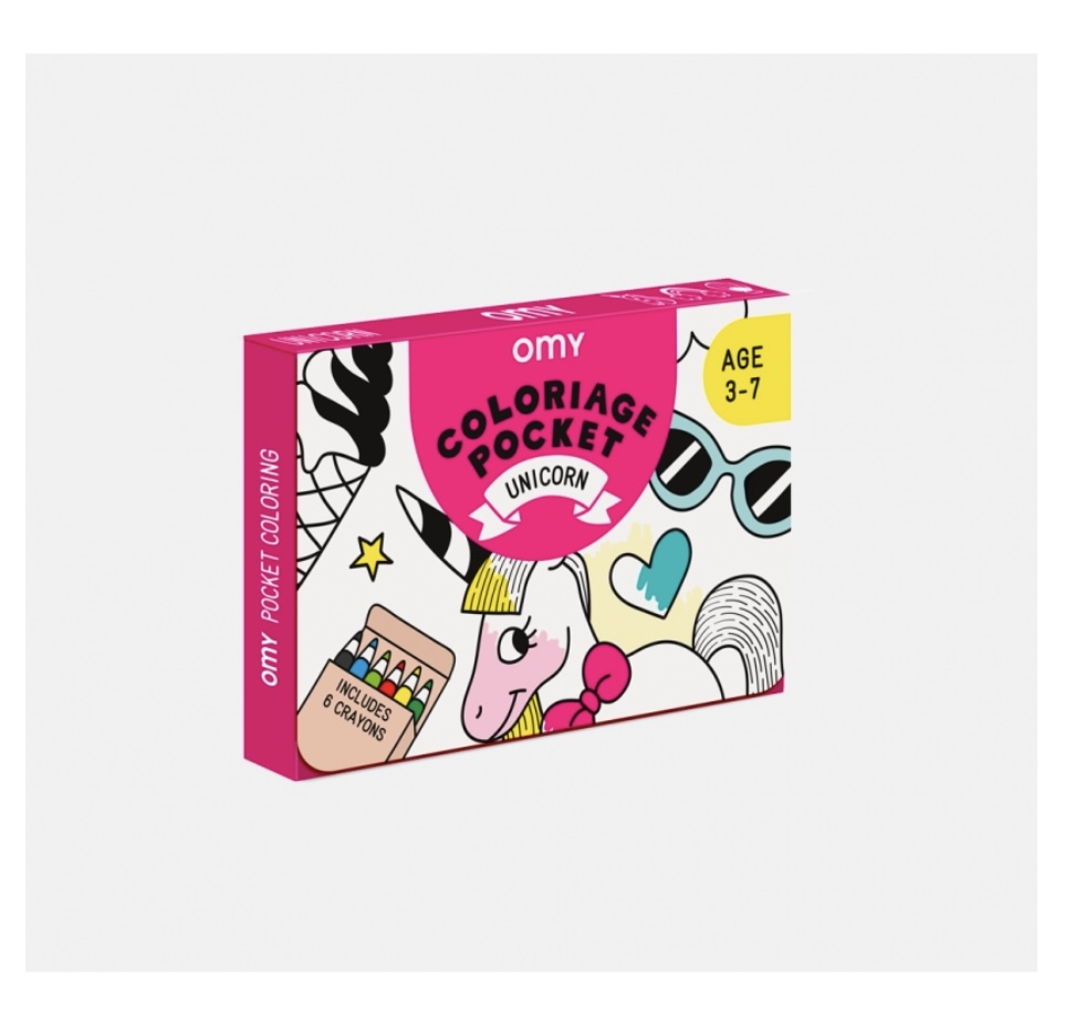 Coloriage pocket-Licorne