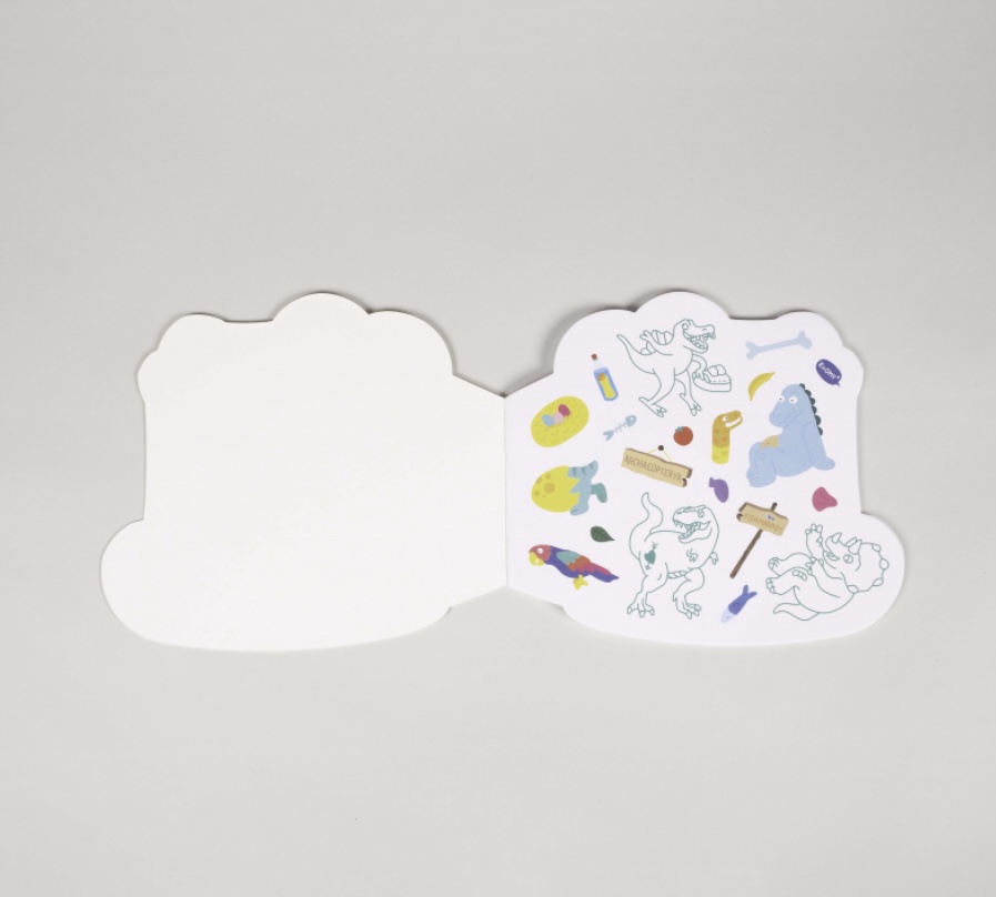 Cahier et stickers-Dino – Image 2