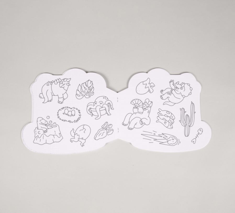 Cahier et stickers-Dino – Image 3