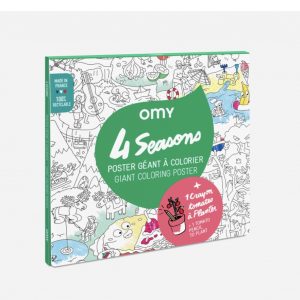Poster géant à colorier- 4 seasons