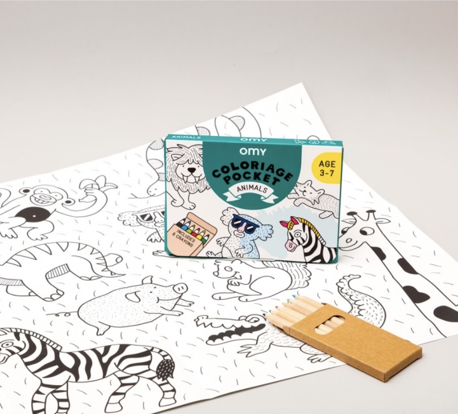 Coloriage pocket- Animaux – Image 2