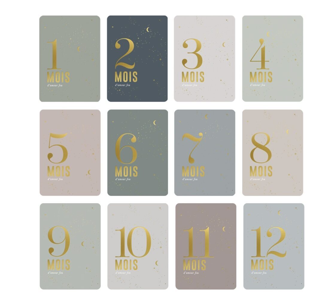 Cartes étapes « Céleste » pour suivre l’évolution de bb. – Image 2