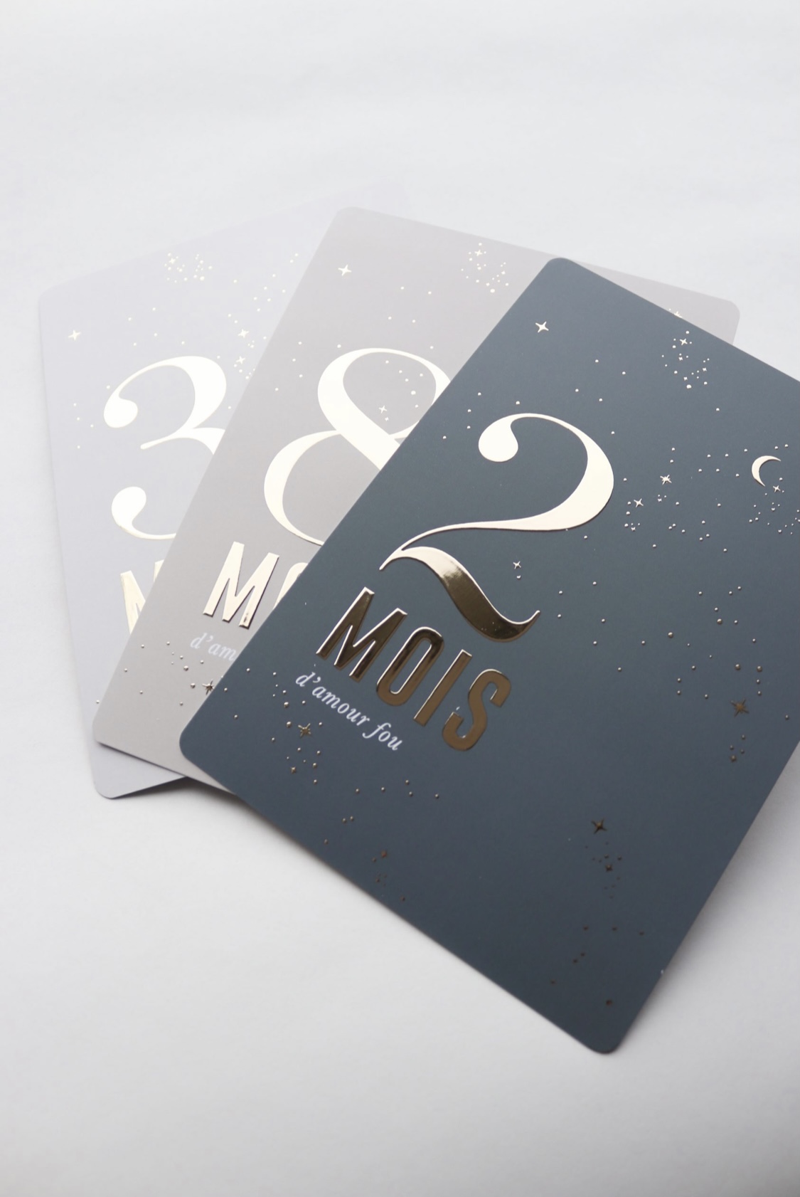 Cartes étapes « Céleste » pour suivre l’évolution de bb.