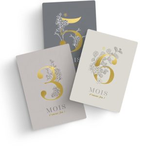 Cartes étapes « poésie » pour suivre l&rsquo;évolution de bb.