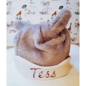 Bonnet bébé Personnalisé Hiver – Polaire & coton